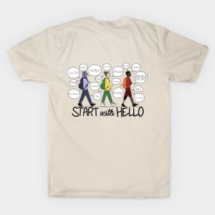 JMS and HMS Start with Hello Tshirt 2021 T-Shirt